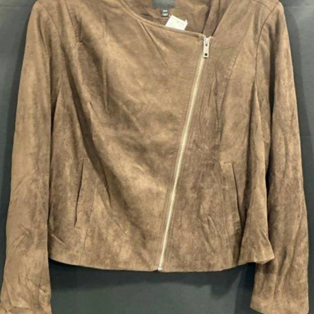 Lane Bryant Fringe Jacket NWT $120 MSRP. Brown. Open front - Picture 5 of 11